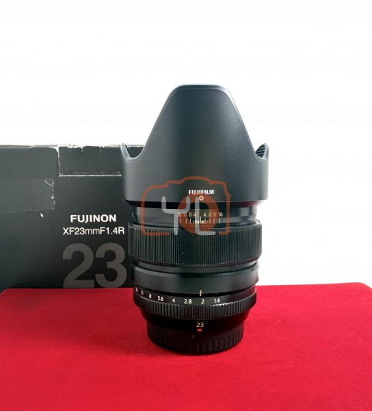 [USED-PJ33] Fujifilm 23mm F1.4 R XF (No Hood) , 75% Like New Condition (S/N:38A01917)