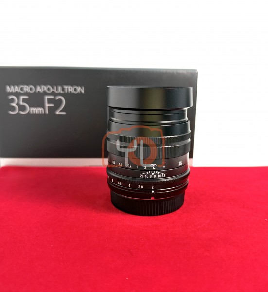 [USED-PJ33] Voigtlander 35mm  F2 Macro APO Ultron ASPH (Fujifilm X), 95% Like New Condition (S/N:7240707)