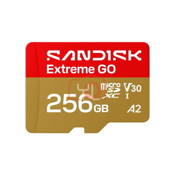 SanDisk Extreme GO microSD Card 256GB A2 V30
