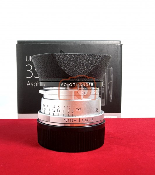 [USED-PJ33] Voigtlander 35mm F2 Ultron Vintage Line Aspherical Type II VM (Leica M Mount), 85% Like New Condition (S/N:7210430)