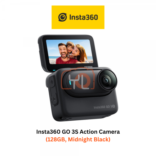 Insta360 GO 3S Action Camera (128GB, Midnight Black)