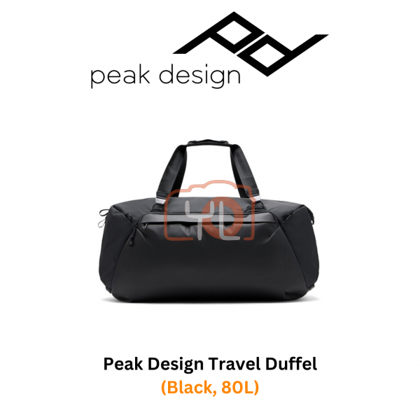 Peak Design Travel Duffel (Black, 80L)