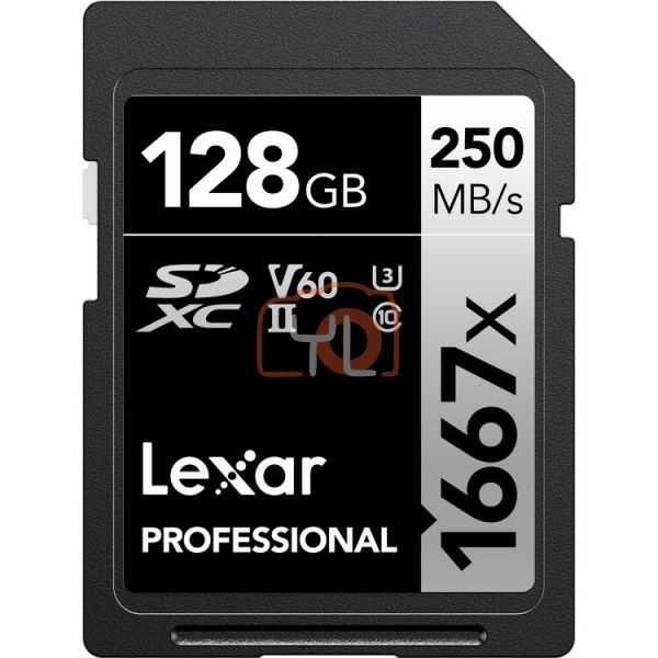 Lexar 128GB Professional 1667x UHS-II SDXC Memory Card