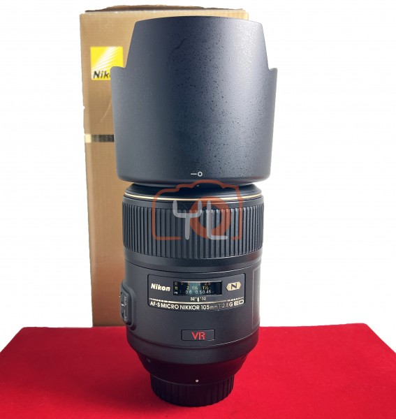 [USED-PJ33] Nikon 105mm F2.8 G VR Macro AFS, 95% Like New Condition (S/N:2053347)