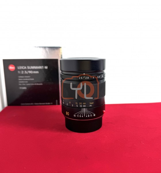 [USED-PJ33] Leica 90mm F2.5 Summarit-M 11646, 95% Like New Condition (S/N:4231802)