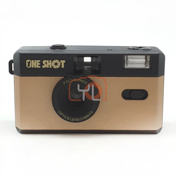 OneShot 31mm F9 Focus Free Film Cameras - Gold