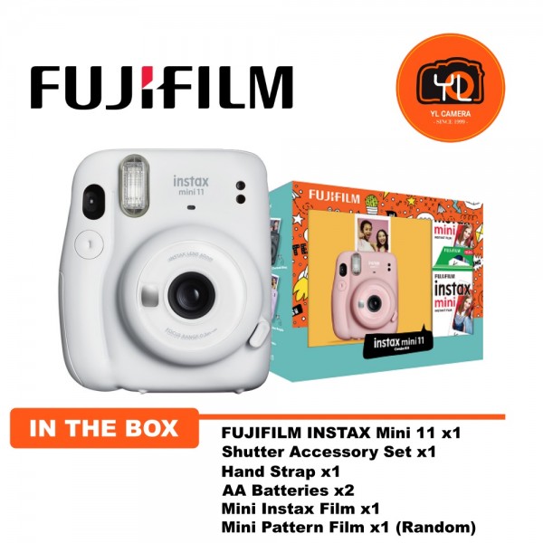 Fujifilm Instax Mini 11 Combo Kit - Ice White