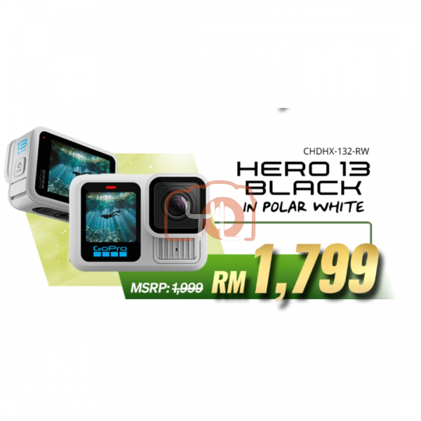 GoPro HERO13 Black in Polar White (Limited Edition) (RAMADAN Promo)