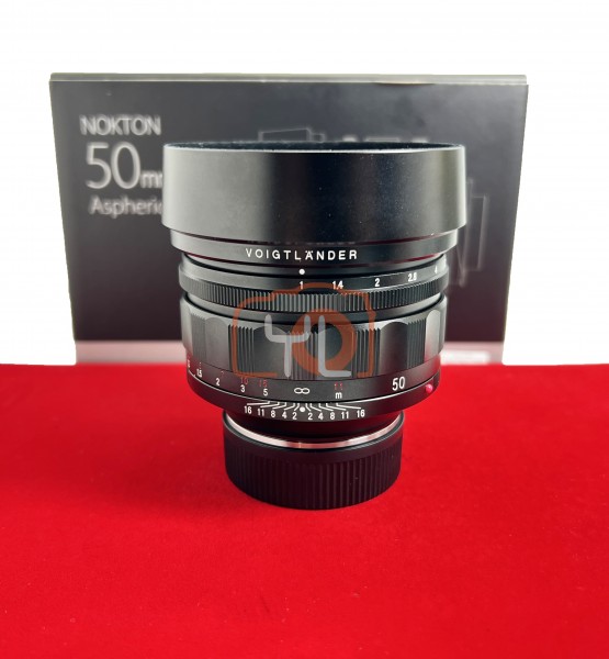 [USED-PJ33] Voigtlander 50mm F1.0 Nokton ASPH VM (Leica M) , 95% Like New Condition (S/N:07240853)