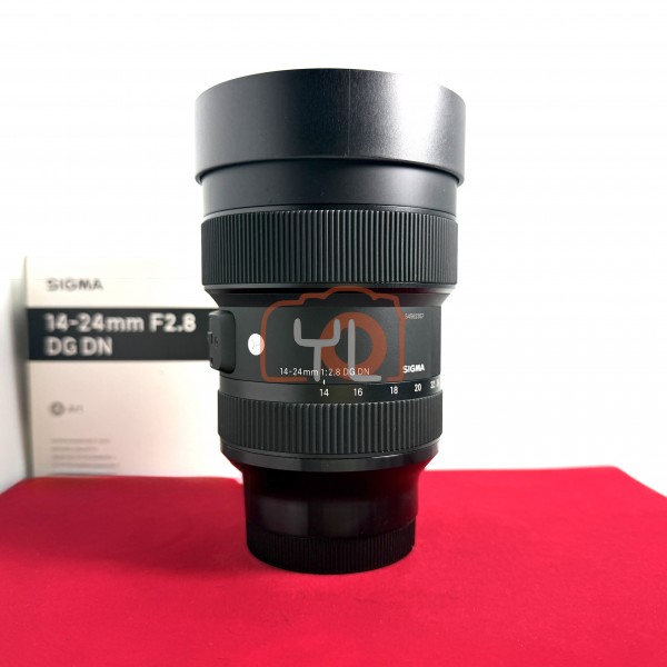 [USED-PJ33] Sigma 14-24mm F2.8 DG DN Art Lens (Sony FE), 95% Like New Condition (S/N:54582357)
