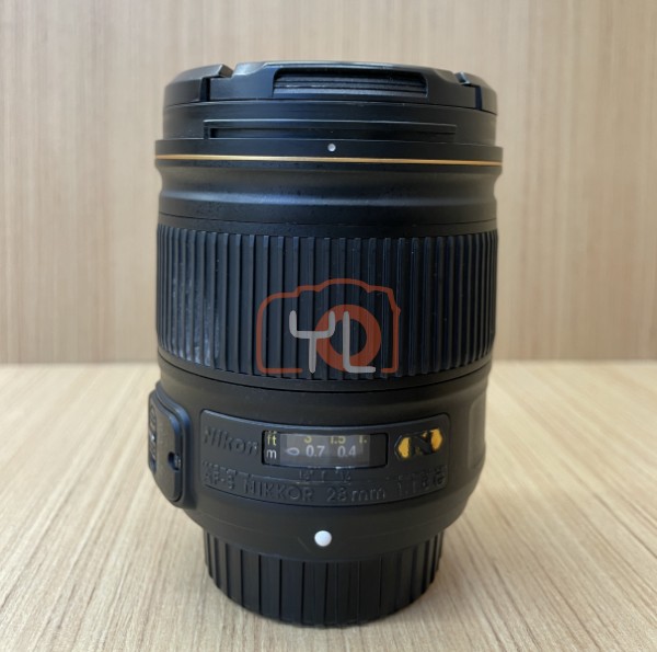 [USED @ IOI CITY]-Nikon AF-S NIKKOR 28mm F1.8G N Lens,80% Condition Like New,S/N:223431