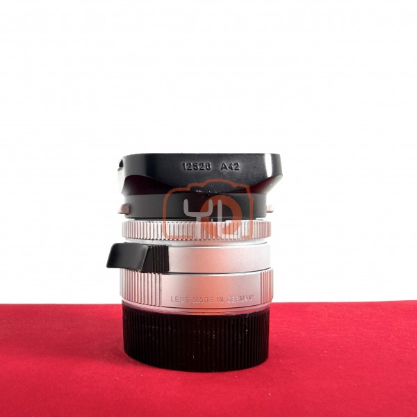 [USED-PJ33] Leica 35mm F2 Summicron-M ASPH (Silver) 11882 , 90% Like New Condition (S/N:3771782)