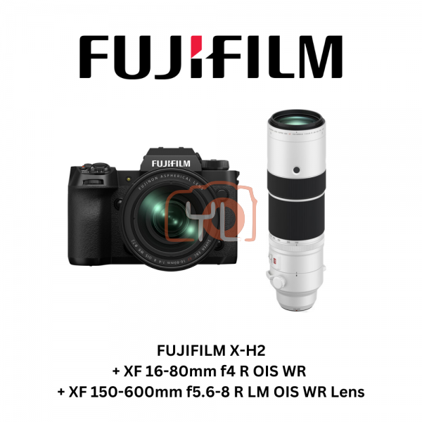 FUJIFILM X-H2 + XF 16-80mm f4 R OIS WR + XF 150-600mm f5.6-8 R LM OIS WR Lens
