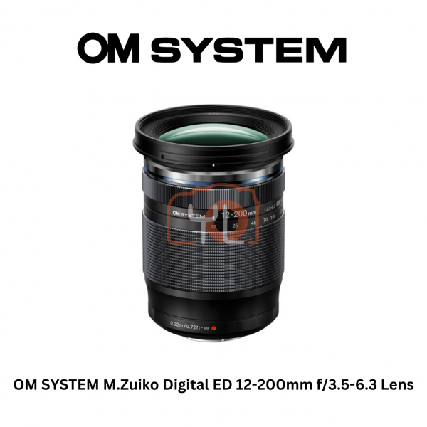 OM SYSTEM M.Zuiko Digital ED 12-200mm f3.5-6.3 Lens