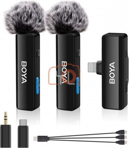 Boya Link A2 All-in-one Design Wireless Microphone System