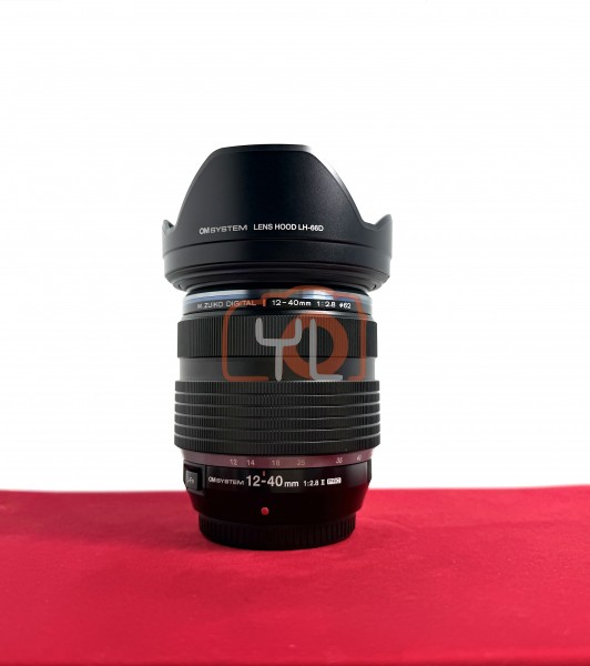 [USED-PJ33] OM System 12-40mm F2.8 PRO II M.Zuiko Digital, 95% Like New Condition (S/N:A0AA45220)