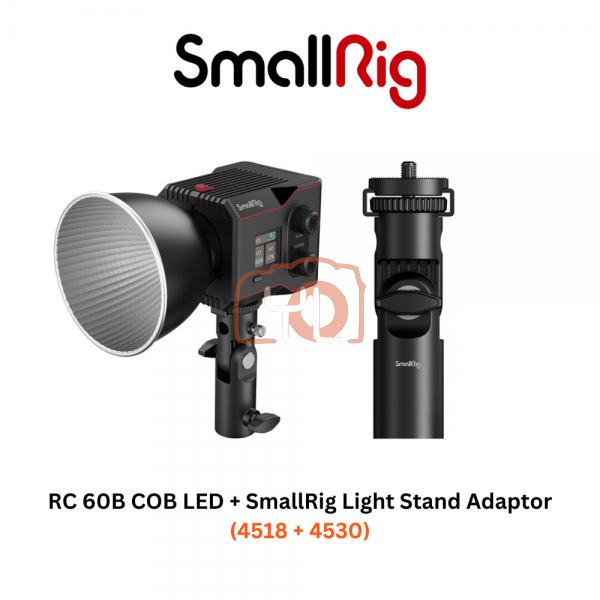 RC 60B COB LED + SmallRig Light Stand Adaptor