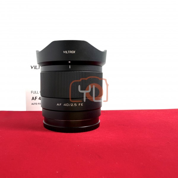 [USED-PJ33] Viltrox 40mm F2.5 AF FE (Sony FE), 95% Like New Condition (S/N:58A1102UVV4K)