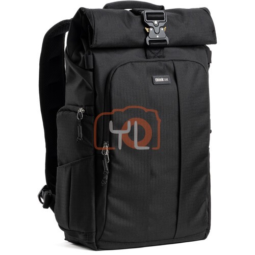 Think Tank Photo FocusPoint Rolltop Camera Backpack (Asphalt Black, 22 L)