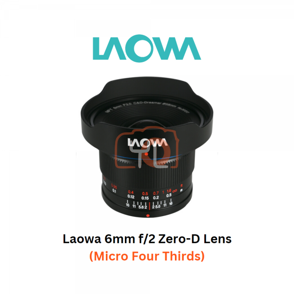 Laowa 6mm f2 Zero-D Lens (Micro Four Thirds)