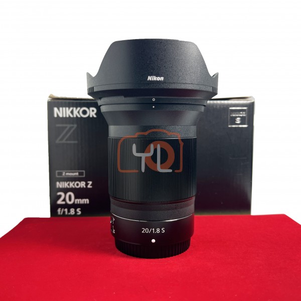 [USED-PJ33] Nikon 20mm F1.8 S Z , 95% Like New Condition (S/N:20005311)
