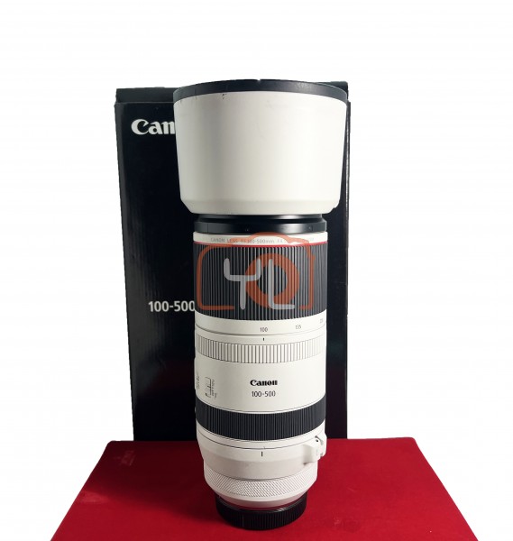 [USED-PJ33] Canon RF 100-500mm F4.5-7.1 L IS USM Lens, 85% new, (S/N:0314002558)
