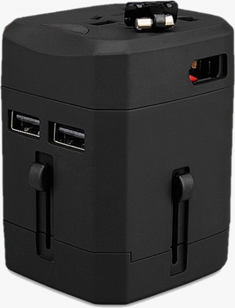 Wontravel JY-163 Dual USB 2.5A Newest Model Outlet Charger Electrical US UK EU AU Plug Travel Adapter