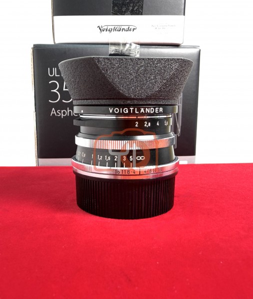 [USED-PJ33] Voigtlander 35mm F2 Ultron Vintage Line ASPH TYPE I VM (Leica M), 95% Like New Condition (S/N:8861213)