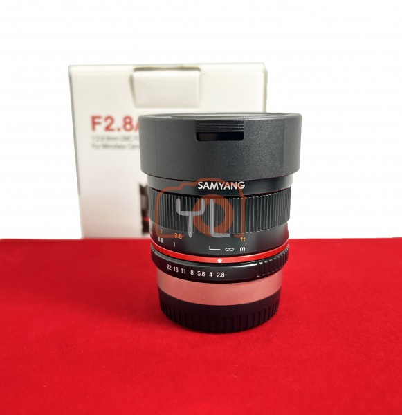 [USED-PJ33] Samyang 8mm f2.8 Fisheye UMC II (Fujifilm x), 95% Like New Condition (S/N:D31610012)