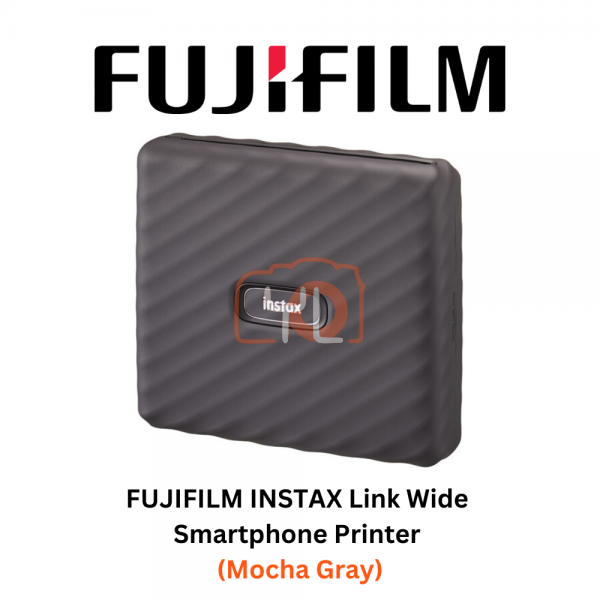 FUJIFILM INSTAX Link Wide Smartphone Printer (Mocha Gray)