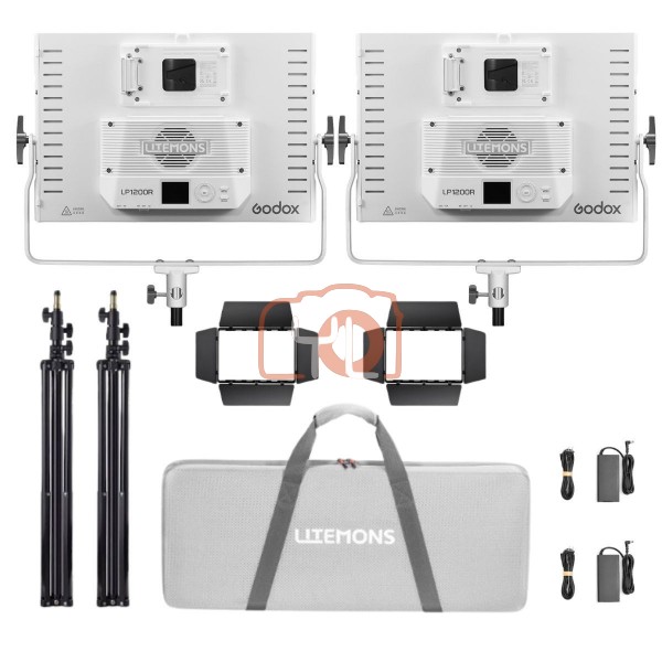 Godox Litemons LP1200R RGB LED Light Panel (3-Light Kit) 120W, 1800-10,000K