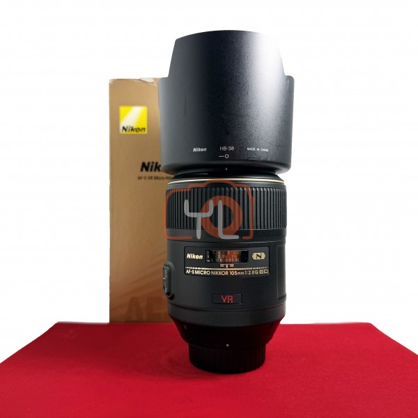 [USED-PJ33] Nikon 105mm F2.8 G VR Macro AFS, 95% Like New Condition (S/N:288982)
