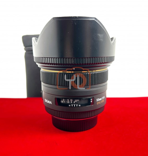 [USED-PJ33] Sigma 50mm F1.4 DG EX HSM (Nikon F) ,90%Like New Condition (S/N:12805975)