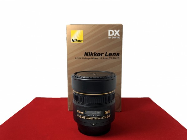 [USED-PJ33] Nikon 10.5MM F2.8G Fisheye AF DX Lens,95% Like New Condition (S/N:2037322)