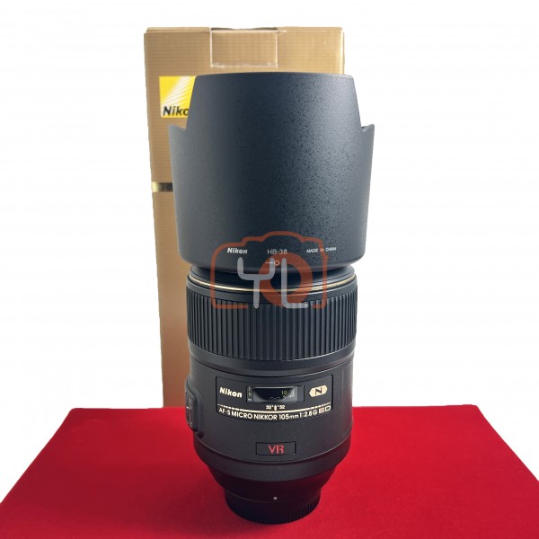[USED-PJ33] Nikon 105mm F2.8 G Macro VR AFS, 95% Like New Condition (S/N:2269885)