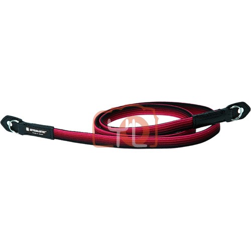 Artisan & Artist ACAM-312N Silk Cord Camera Strap (BLACK X RED)