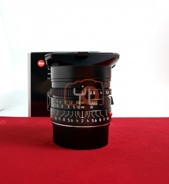 [USED-PJ33] Leica 28mm F2 Summicron-M ASPH II 11672, 95% Like New Condition (S/N:4777581)