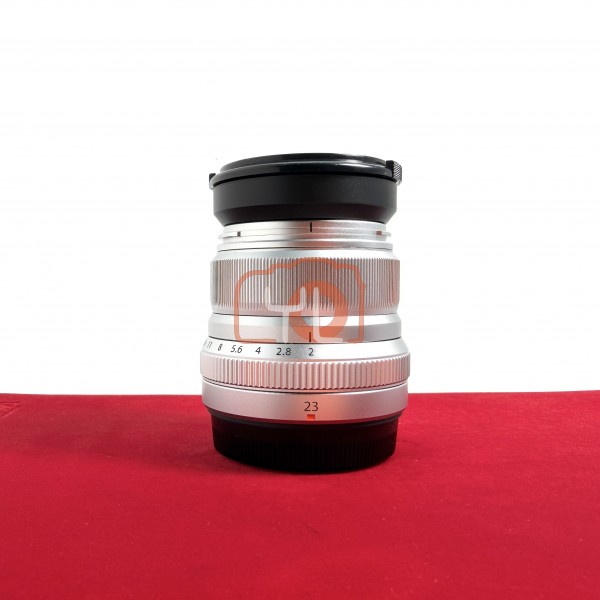 [USED-PJ33] Fujifilm 23mm F2 R WR XF (Silver) , 95% Like New Condition (S/N:75A50625)