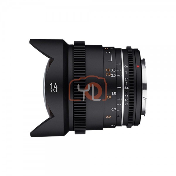 Samyang 14mm T3.1 MK2 Cine Lens (Canon EF)