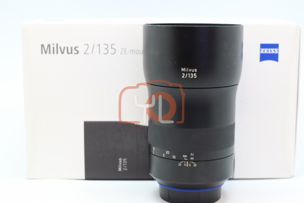 [USED-PUDU] ZEISS 135mm F2 Milvus ZE Lens for Canon 90%LIKE NEW CONDITION SN:51672041