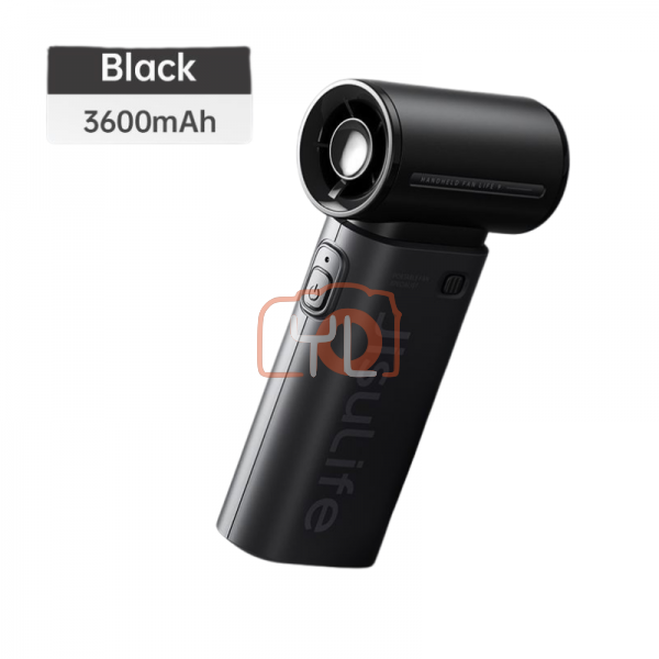 JisuLife Life9 3600mAh Handheld Fan - Black