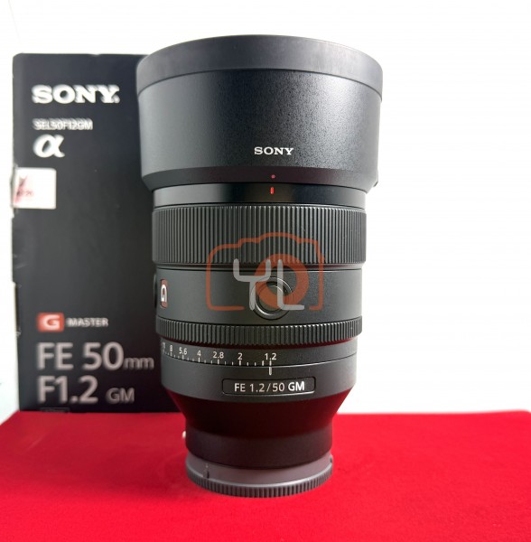 [USED-PJ33] Sony 50mm F1.2 GM FE, 95% Like New Condition (S/N:1820400)