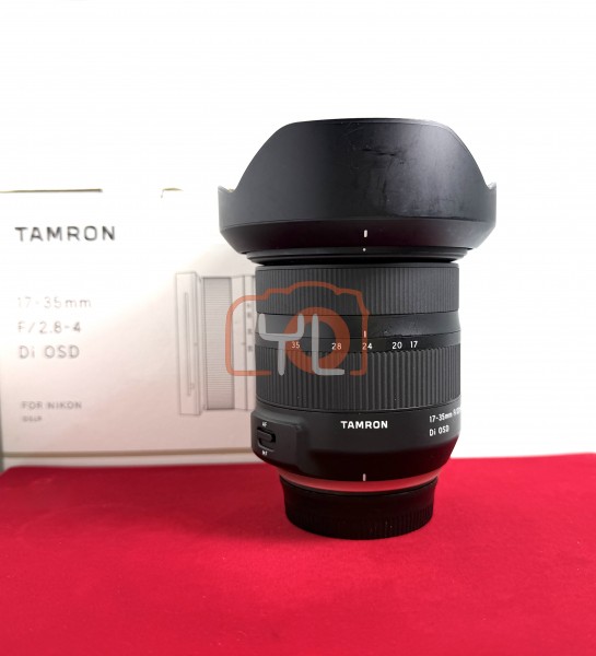 [USED-PJ33] Tamron 17-35mm f/2.8-4 DI OSD (Nikon F), 85% Like New Condition, (S/N:005043)