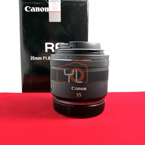 [USED-PJ33] Canon 35mm F1.8 Macro IS STM RF, 95% Like New Condition (S/N: 3012000157)