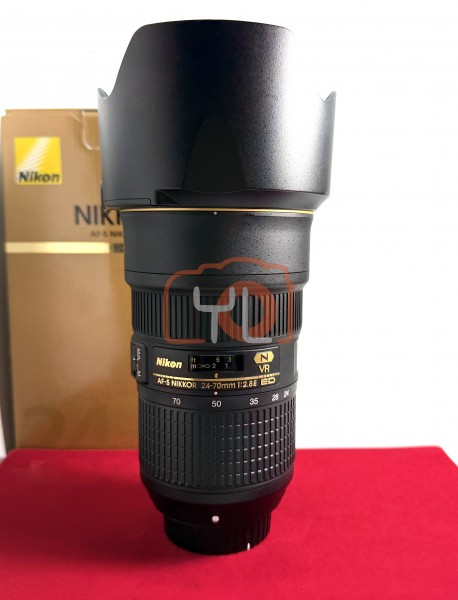 [USED-PJ33] Nikon 24-70mm F2.8 E VR AFS, 95% Like New Condition (S/N:2088978)