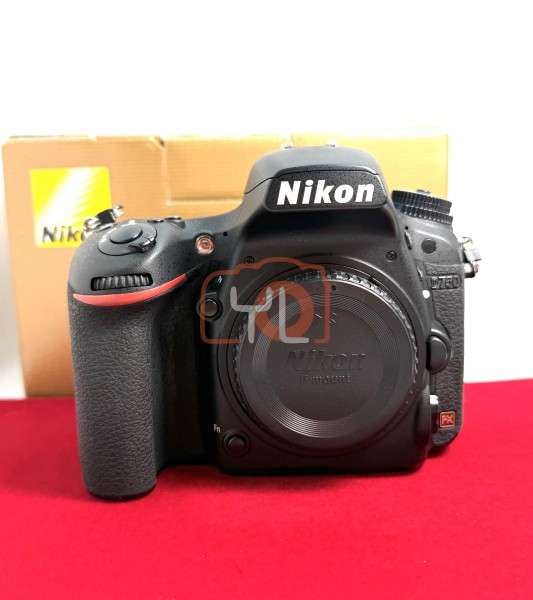 [USED-PJ33] Nikon D750 Body (Shutter Count: 57K), 90% Like New Condition (S/N:8501606)