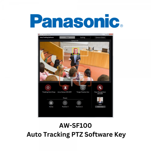 Panasonic AW-SF100 Auto Tracking PTZ Software Key for Select PTZ Cameras (Electronic Delivery)