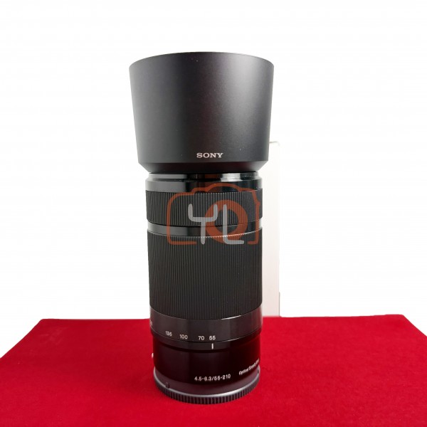 [USED-PJ33] Sony 55-210mm F4.5-6.3 OSS E (Black), 99% Condition Like New (S/N:5188797)