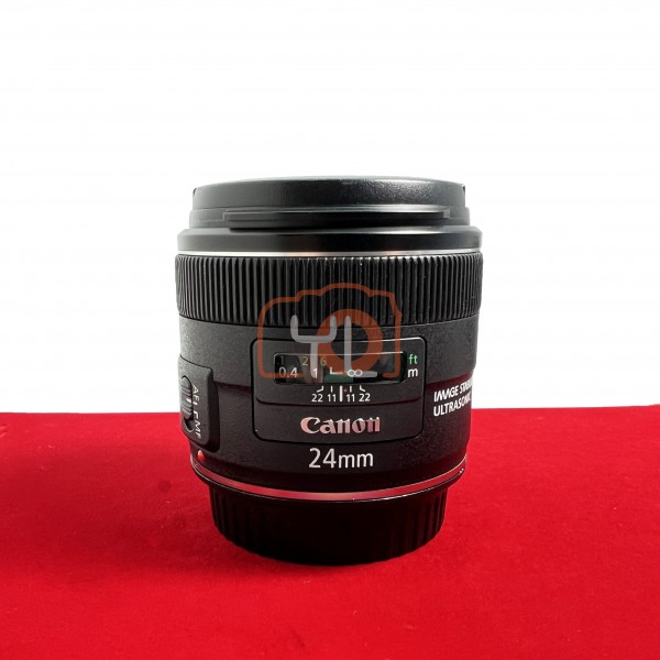 [USED-PJ33] Canon 24mm F2.8 IS USM EF ,90% Like New Condition (S/N:9000000578)