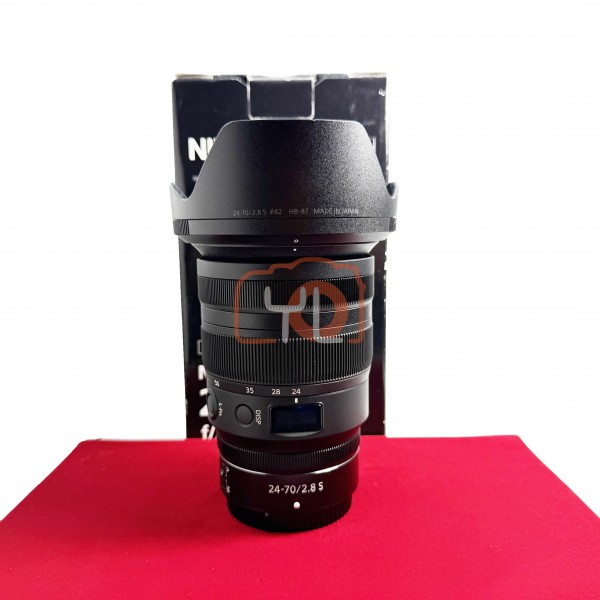 [USED-PJ33] Nikon Z 24-70mm F2.8 S, 95% Condition Like New (S/N:20119556)